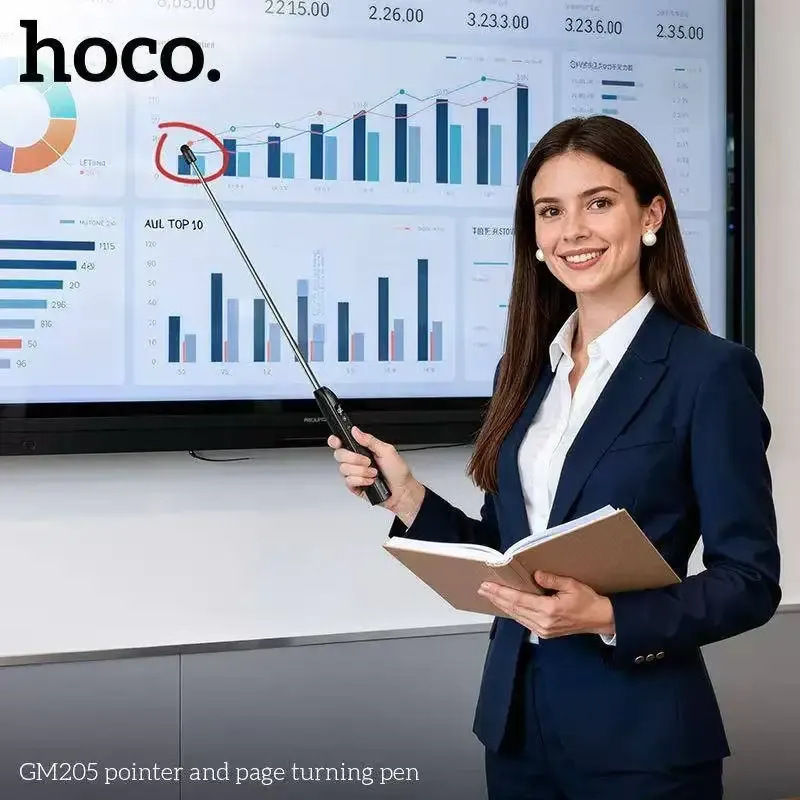 Hoco Gm205 Extendable Presentation Pointer Use