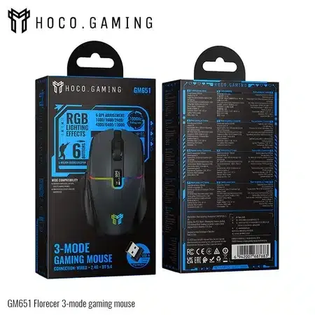 Hoco Gm651 Tri Mode Gaming Mouse 12000 Dpi 1
