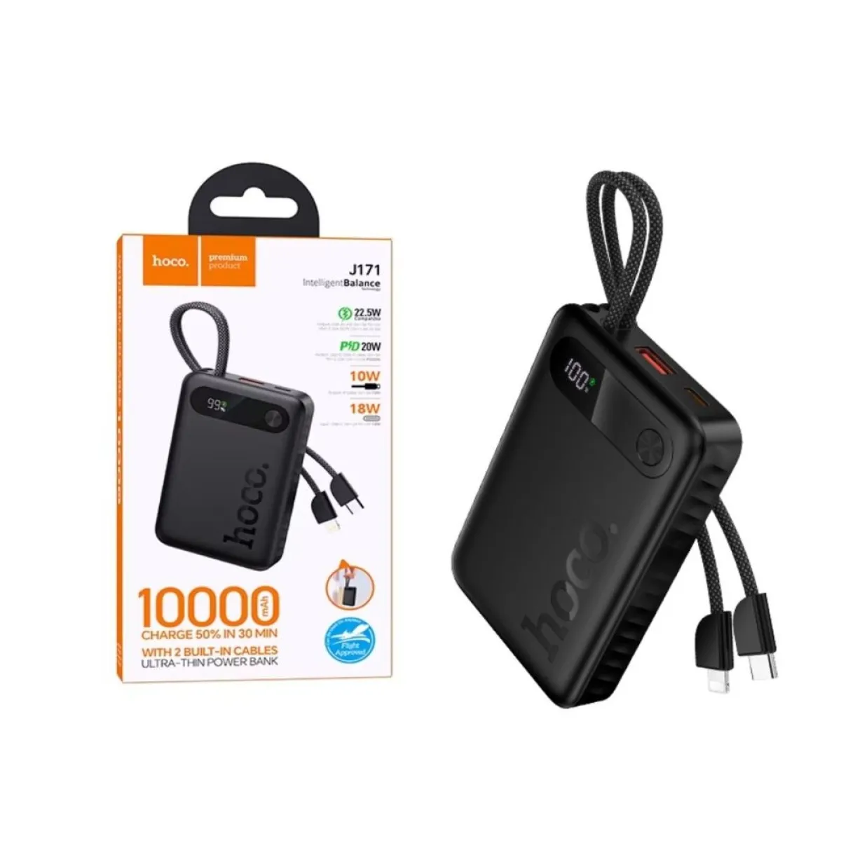 Hoco J171 Edge Power Bank 10000mah Me Usb C Lightning 22 5w Fast Charging 7 HC1292 Gforgadget 1200x1200