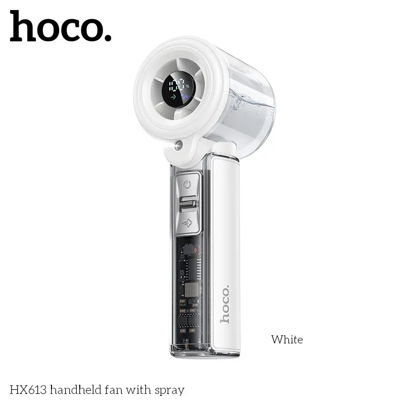 hoco HX613 Handheld Portable Fan with Cooling Mist - selected variant