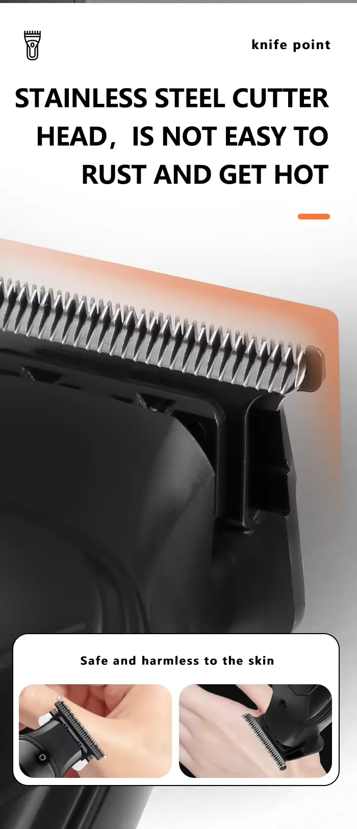 Kemei KM-1741 Rechargeable Beard & Hair Clipper