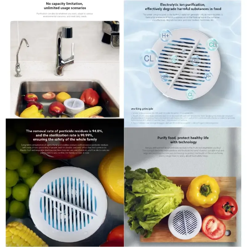 Xiaoda HDZNGSQXJ01 Portable Fruit Vegetable Cleaner