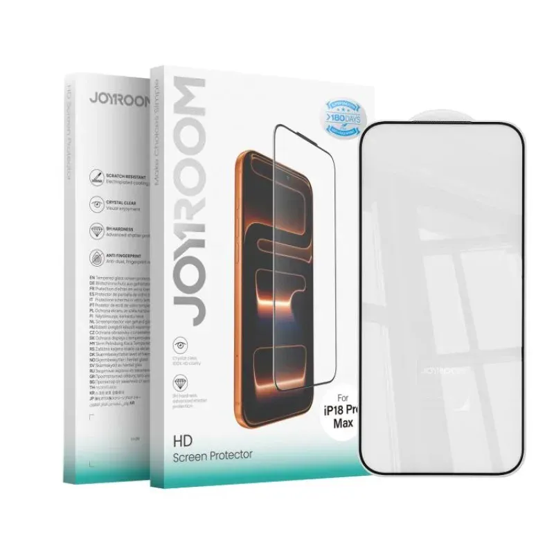 JOYROOM iPhone 18 Pro 18 Pro Max 2.5D HD Tempered Glass Screen Protector