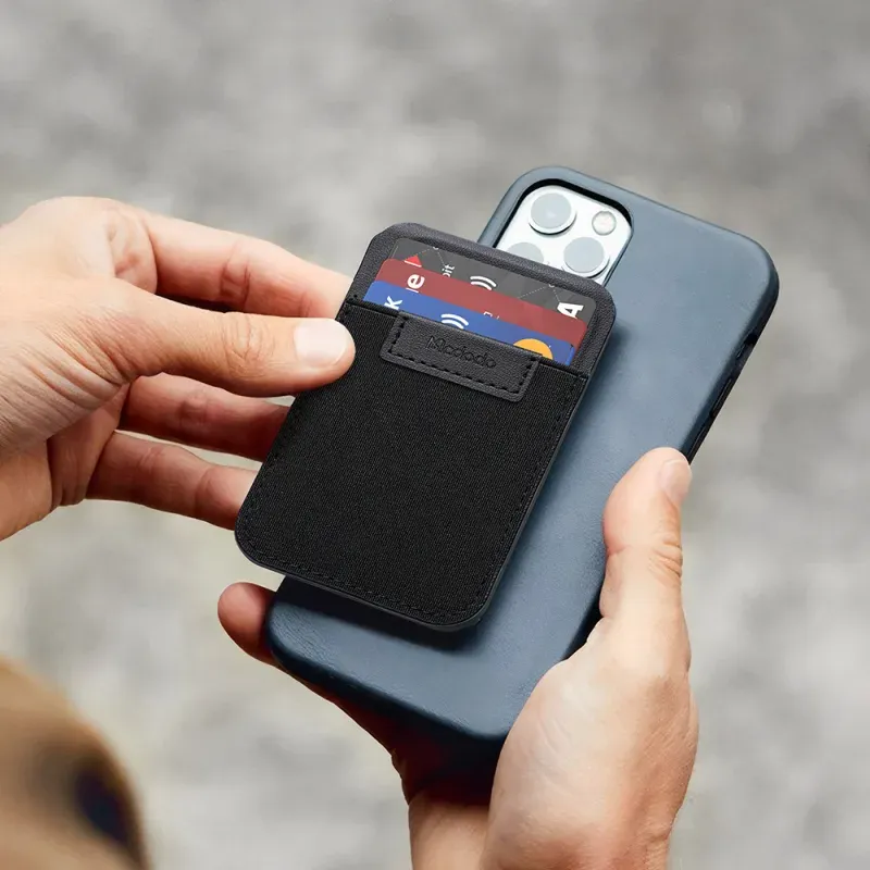 Mcdodo Napa Ultra Slim Leather Magnetic Card Holder With 6 Card Capacity Wh 3530 1