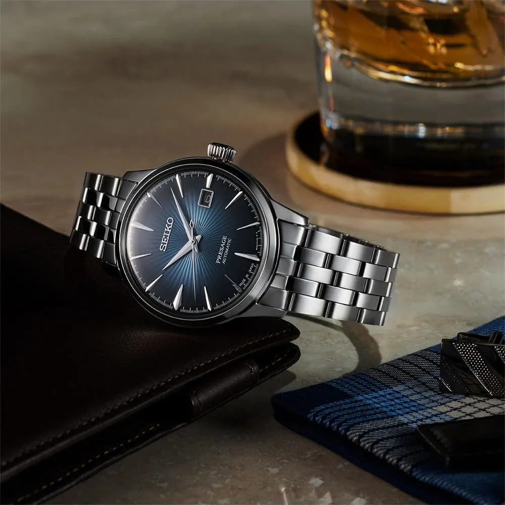Montre Seiko Presage Cocktail Blue Moon Srpb41j1 Lifestyle