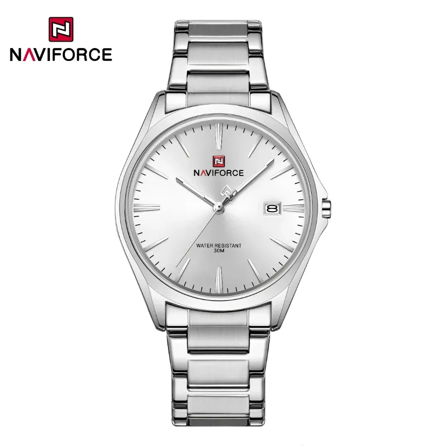 Naviforce 9291 Men's Watch Silver