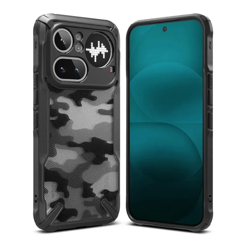 Ringke Fusion X Camo Black Case For Nothing Phone 4a Pro