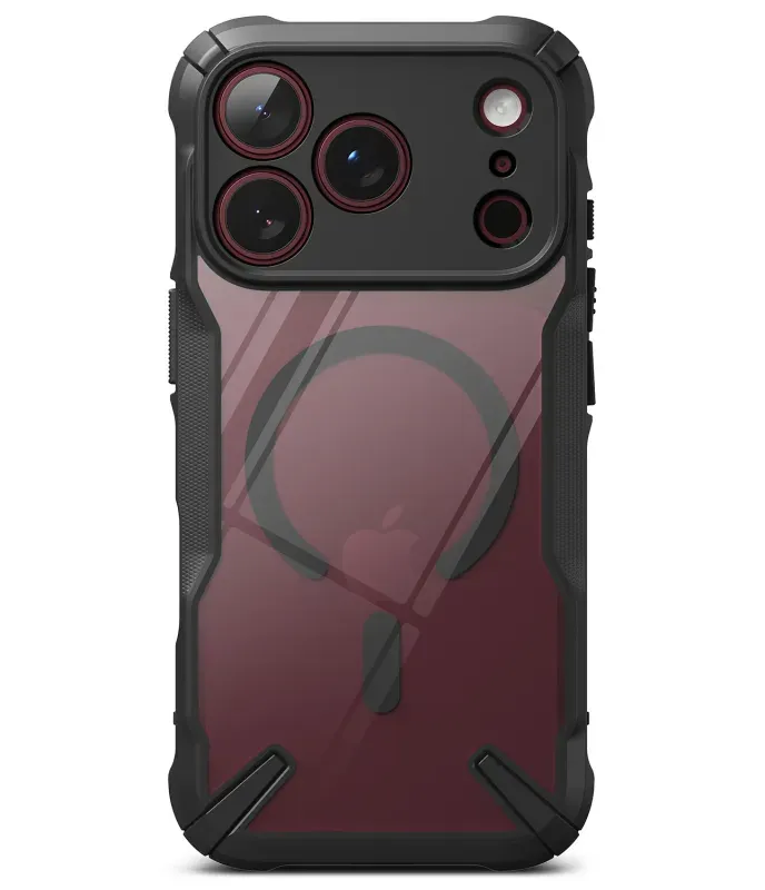 Ringke Fusion-X Magnetic Case for iPhone 18 Pro Max (Transparent Black)