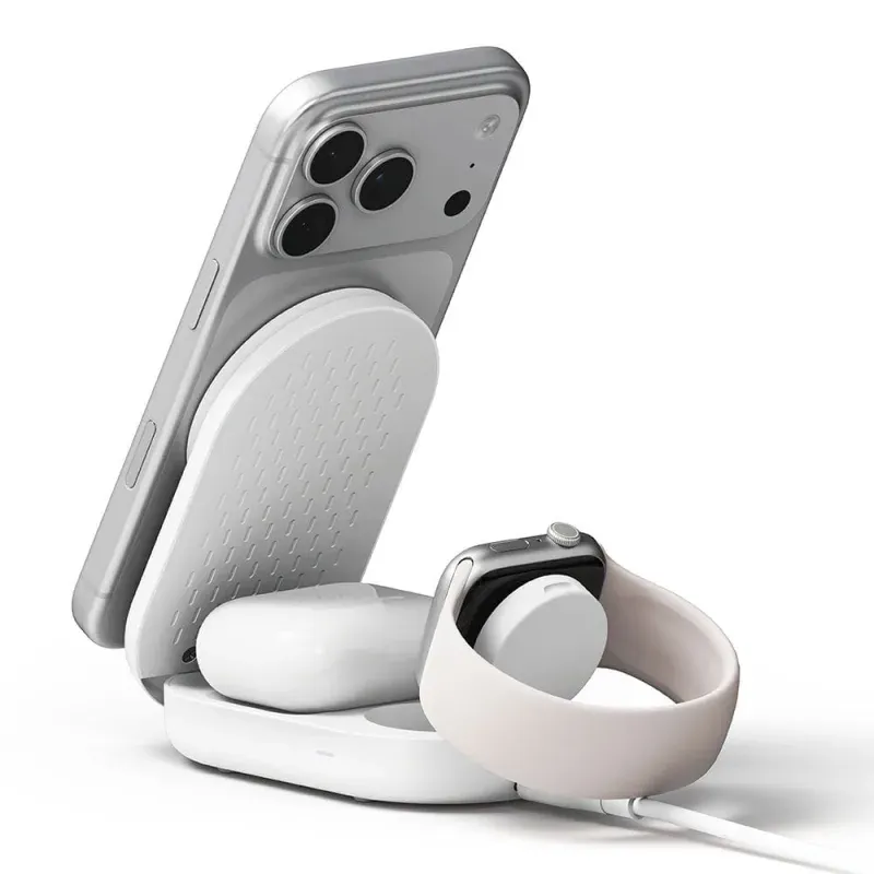 Ringke Qi2 25W 3 in 1 Foldable Magnetic Wireless Charging Stand - selected variant