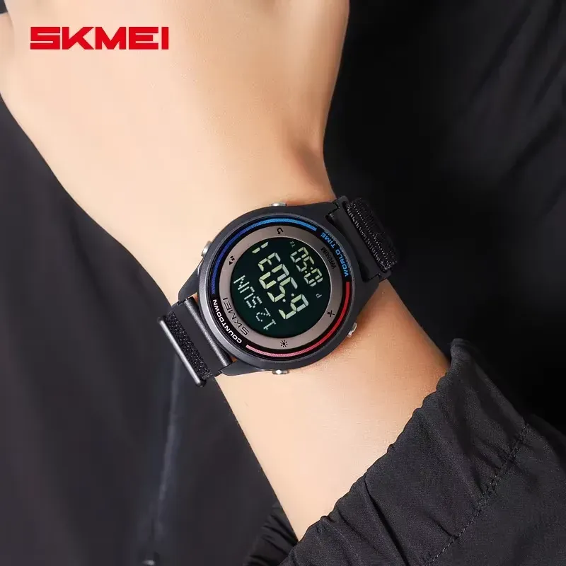 Skmei 2412 Nylon straps Digital Watch 2