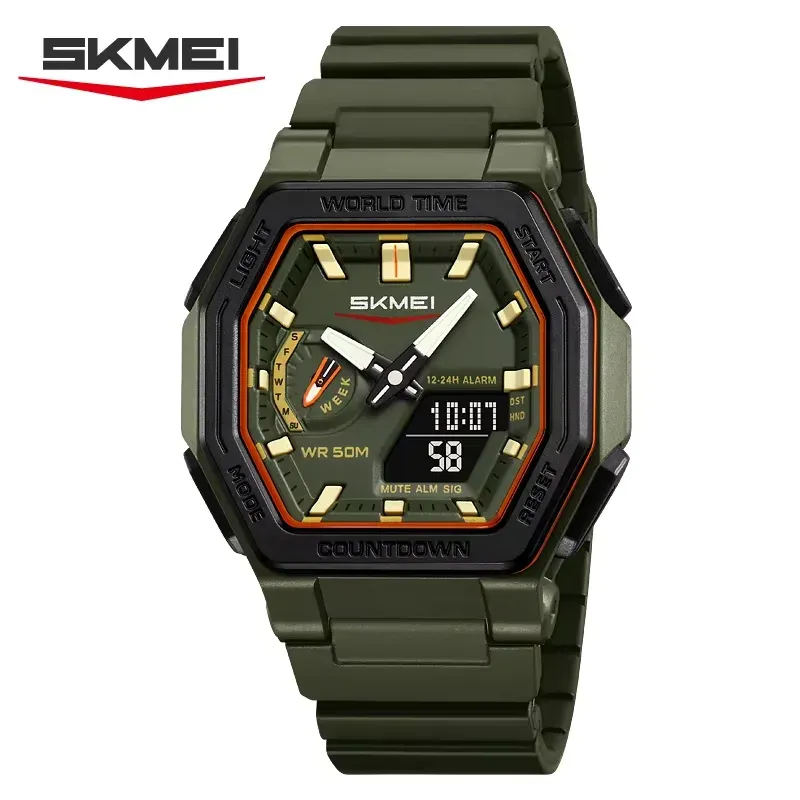 Skmei 2438 Sport Watch Army green
