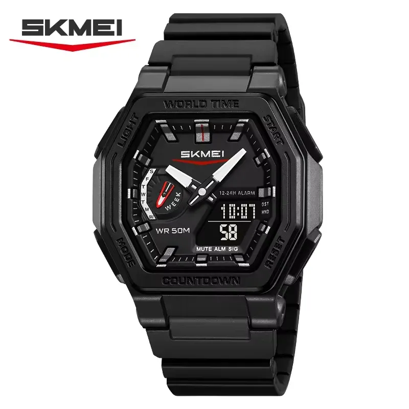 Skmei 2438 Sport Watch - Black
