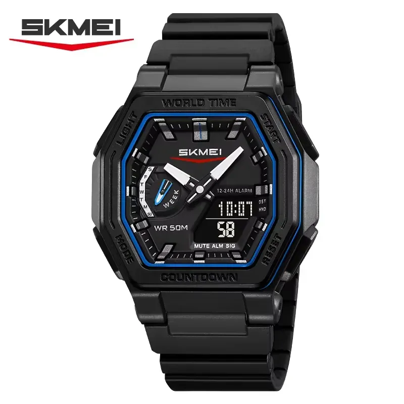 Skmei 2438 Sport Watch Black Blue
