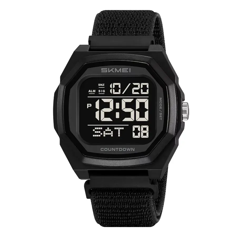 Skmei 2495 Military watch Black-nylon