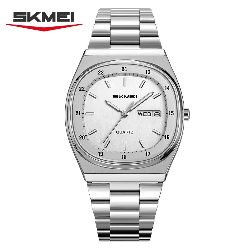 Skmei 2630 Vintage Watch Silver