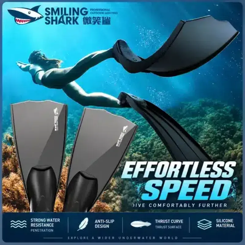 Smiling Shark Jp Z006 Silicone Diving Shoes And Swimming Flippers 2