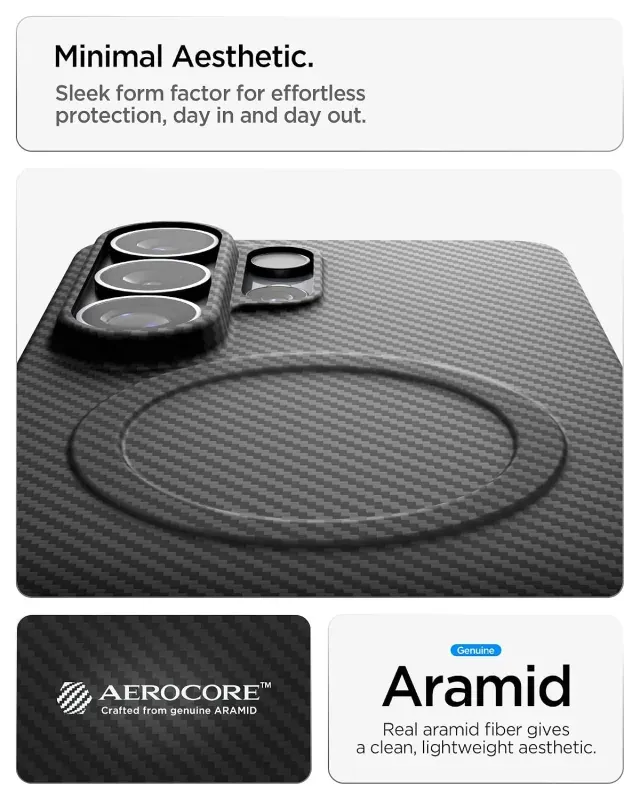 Spigen Air Skin Aramid Magfit Case For Samsung Galaxy S26 Ultra Wpc Qi2 Certified 1