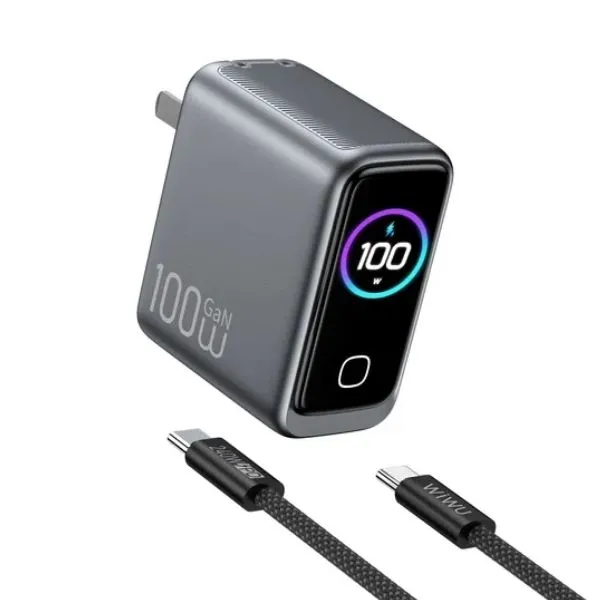 WiWU CHG300 Voyager 100W PD/QC GaN Charger Combo - selected variant