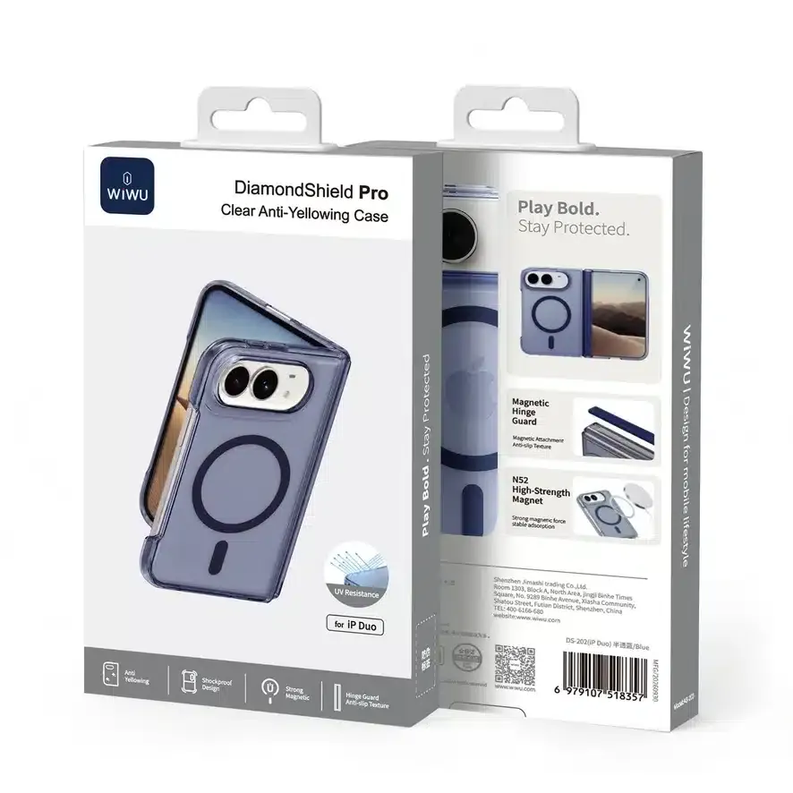 Wiwu Ds 202 Diamondshield Pro Anti Yellowing Magnetic Case For Ip Duo 2