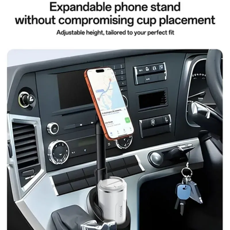 Yesido C230 Premium Magnetic Car Cup Holder Phone Mount With 360 Rotating Stand