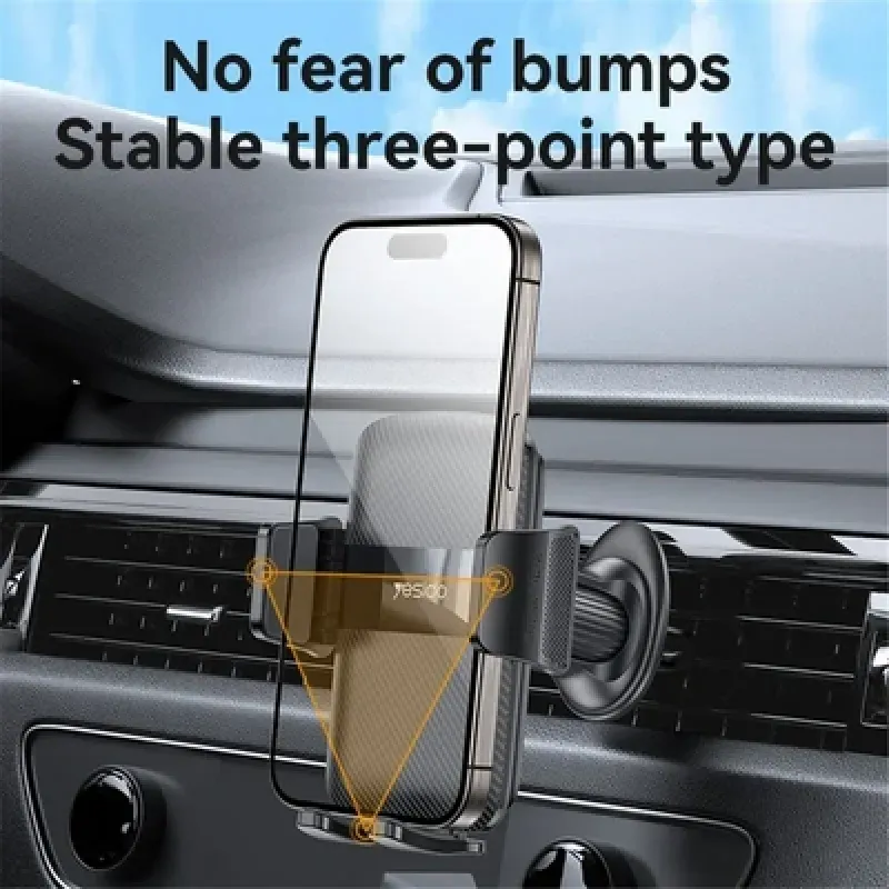 Yesido C251 Air Vent Car Phone Holder With 360 Rotation For 4 8 7 2 Inch Smartphones 1