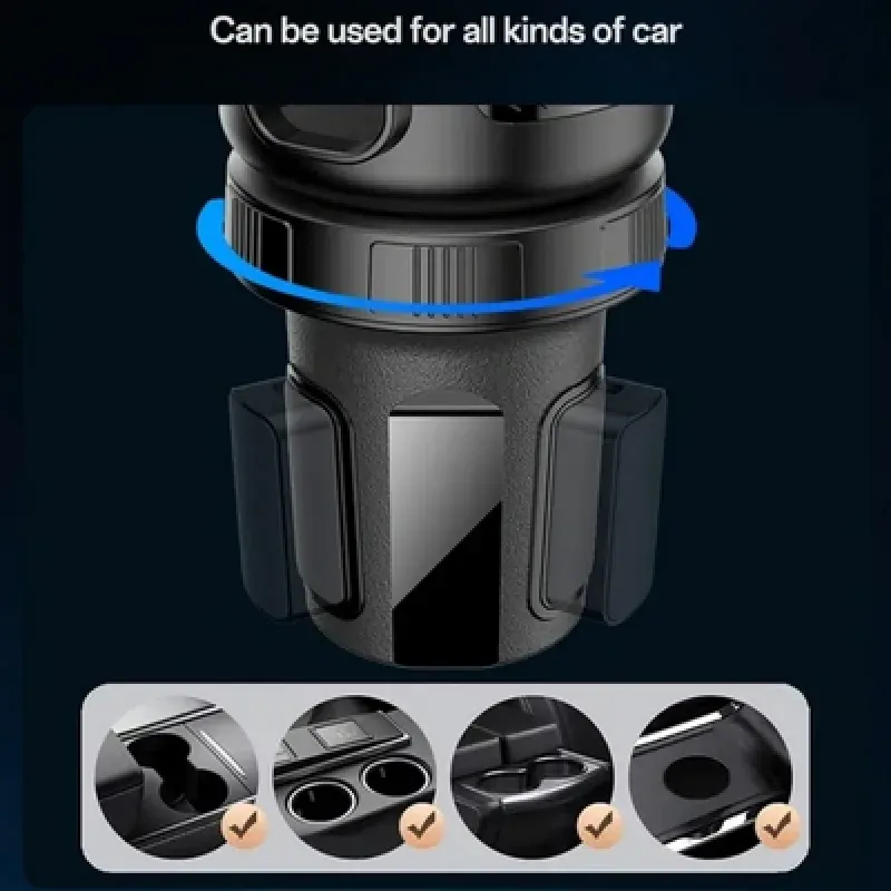 Yesido C273 2 In 1 Car Cup Holder Phone Mount Adjustable Bracket 1
