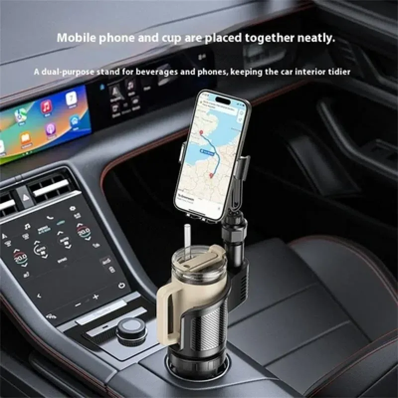Yesido C273 2 In 1 Car Cup Holder Phone Mount Adjustable Bracket