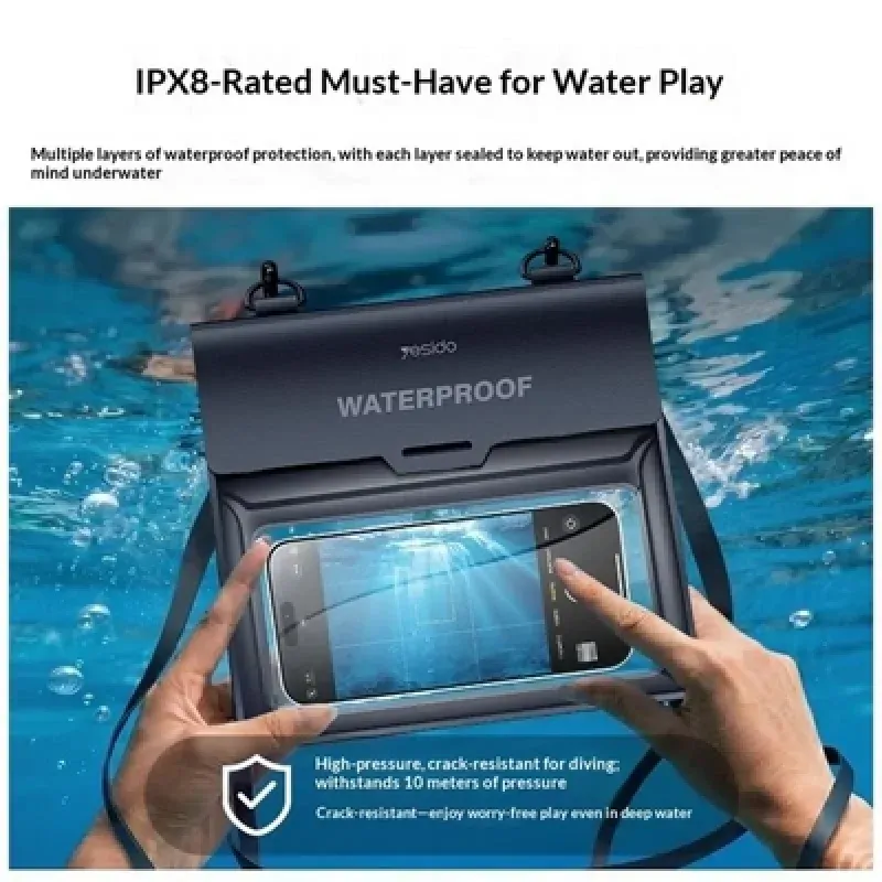 Yesido Wb66 Premium Ipx8 Waterproof Crossbody Phone Pouch